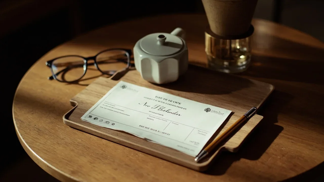 A phone showing a bonus code entry screen with a printed terms and wagering notes page beside it on a desk.